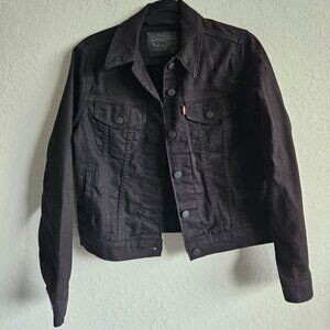 Levi's black denim jacket